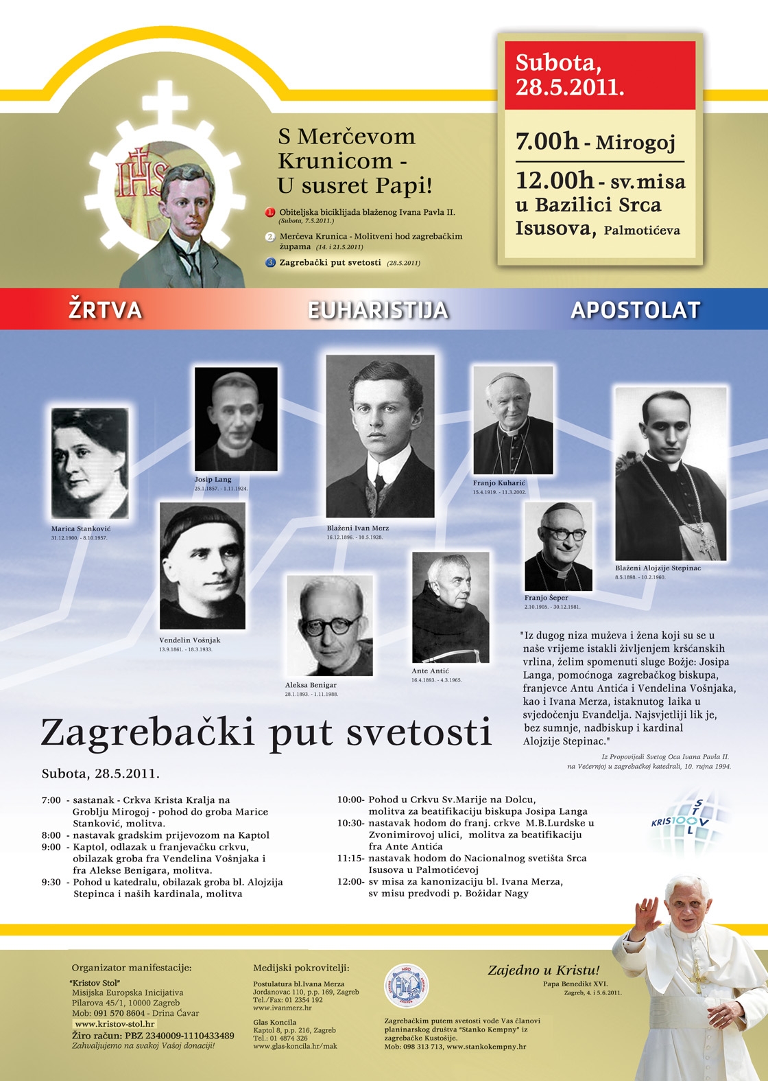 Zagrebački put svetosti - Dodatni poticaj uz blagdan Svih Svetih